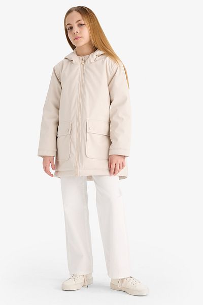 DeFacto Girl - Water Repellent Hooded Raincoat C5228A824Au