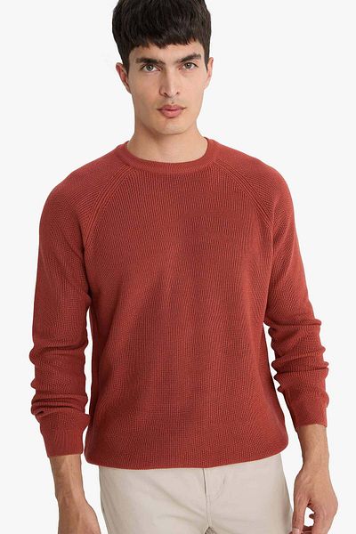 DeFacto Pulover de tricotaj cu decolteu standard A8458AX24WN