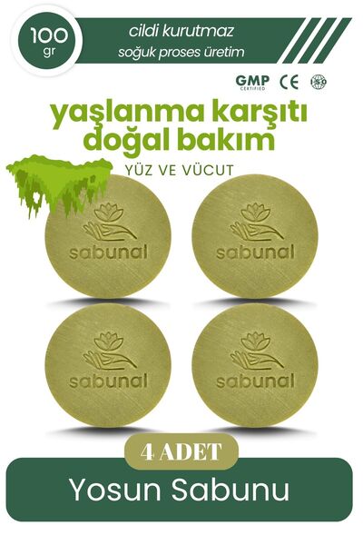 sabunal Seaweed Soap 4 Pieces - Anti-Aging Care Soap
