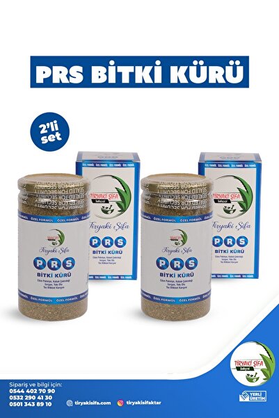 Tiryaki Şifa Bahçesi Prs Bitki Kürü 2li