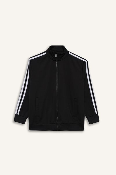 DeFacto Set de 2 piese pentru băieți, hanorac cu fermoar, pantaloni de sport pentru jogger cu talie elastică D2042A824AU