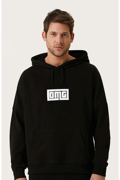 VBSVİBES Φούτερ Unisex Oversize Omg με στάμπα με κουκούλα