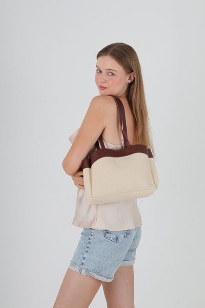 GUONN Polly Canvas Puppy Hand Shoulder Bag