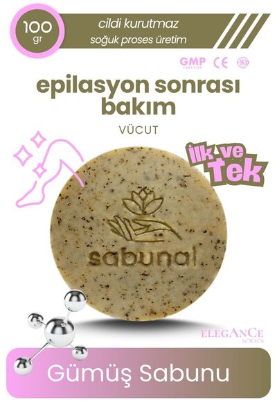 sabunal Gümüş Sabunu - Epilasyon Sonrası Sabun 100 gr