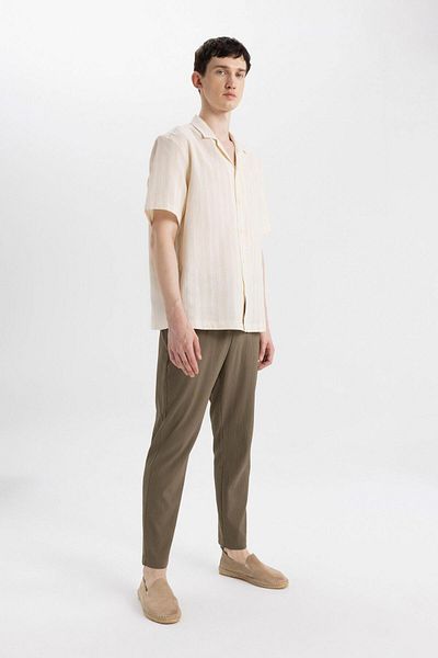DeFacto Pantaloni cu picioare drepte Relax Fit C3930AX24SM