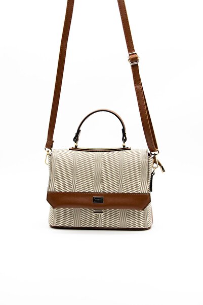 Silver Polo Бейж - Taba SP838 Дамска чанта през рамо