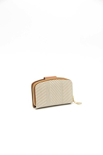 Silver Polo Silver & Polo Beige - Taba Sp874 Portofel și suport pentru carduri pentru femei