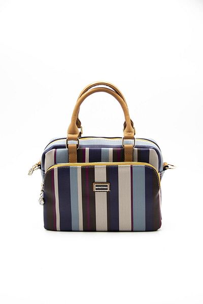 Silver Polo Silver & Polo Mix - Camel Sp1018 Women's Handbag