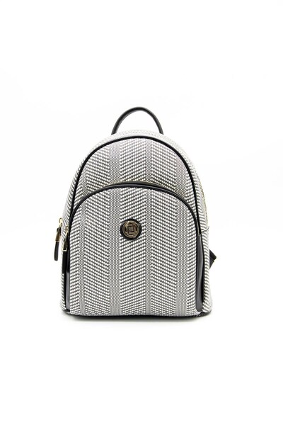 Silver Polo Negru Alb - Negru SP1062 Rucsac pentru femei