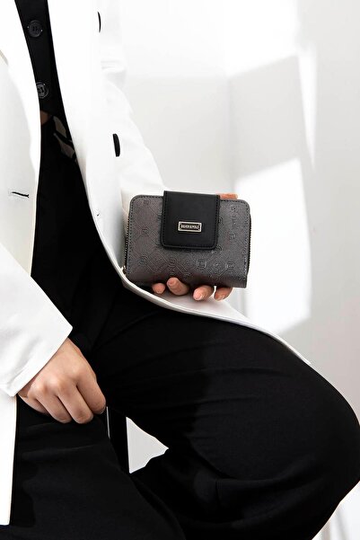 Silver Polo Платиновий - Чорний SP935 Жіночий гаманець і картка