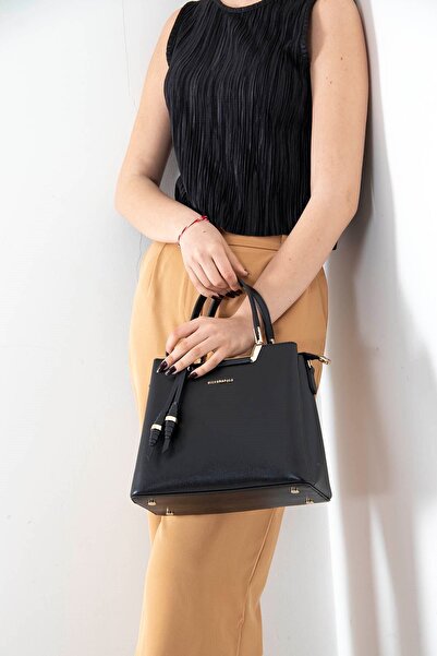 Silver Polo Siyah - Siyah SP969 Kadın El Çantası