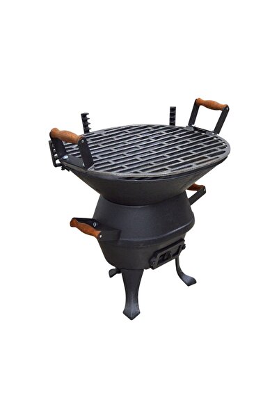 flamestove Pik Döküm Dekoratif- Kullanışlı- Elips Barbekü, Mangal