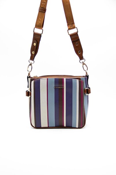 Silver Polo Mix - Taba Sp884 Women's Crossbody Bag