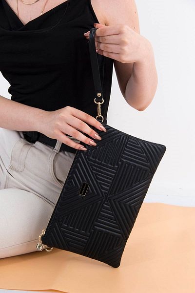 Silver Polo Silver & Polo Black - Negru SP1034 Portofoliu și clutch pentru femei