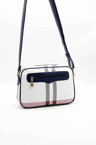 Silver Polo Срібна та біла - Laci SP491 Жіноча сумка через плече