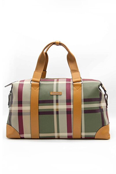 Silver Polo Silver & Polo Yşl - Camel SP873 Kadın Seyahat Çantası