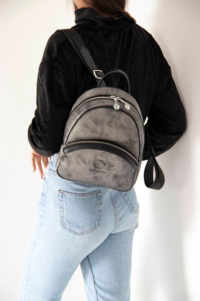 Silver Polo Silver & Polo M.silver - Rucsac negru SP945 pentru femei