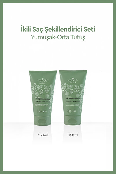 Otacı Avantajlı 2 li Bitkisel Saç Şekillendirici Yumuşak Ve Orta