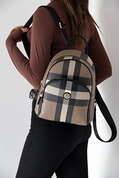 Silver Polo Kahve - Siyah SP1062 Kadın Sırt Çantası