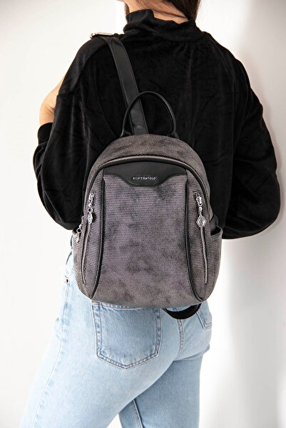 Silver Polo Silver & Polo M.Silver - Rucsac de damă negru Sp906