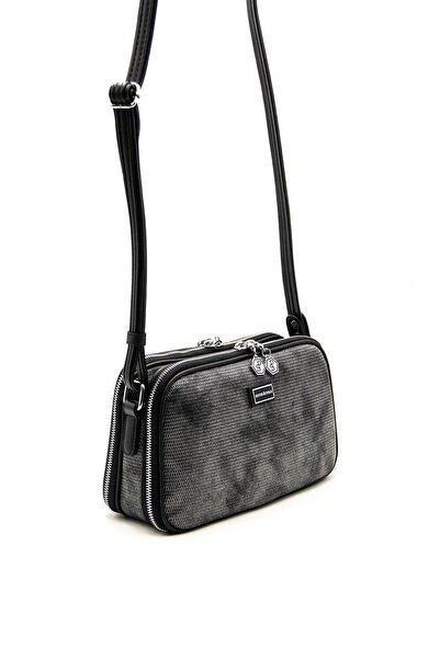 Silver Polo Silver & Polo M.silver - Geantă neagră SP899 pentru femei