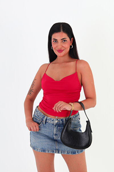 GUONN حقيبة باجيت بيضاوية من هيرو - حقيبة نسائية