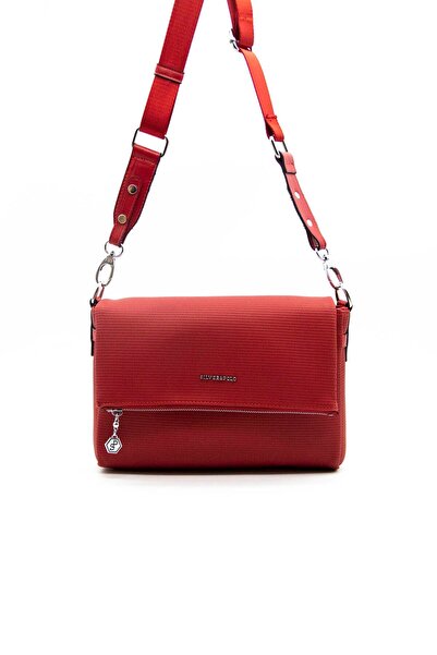 Silver Polo Silver & Polo Red - Red Sp963 Women's Crossbody Bag
