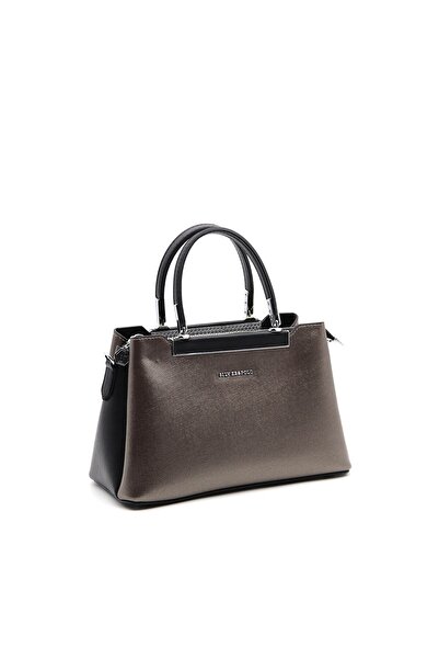 Silver Polo Silver & Polo Platinum - Geantă de mână neagră SP913 pentru femei