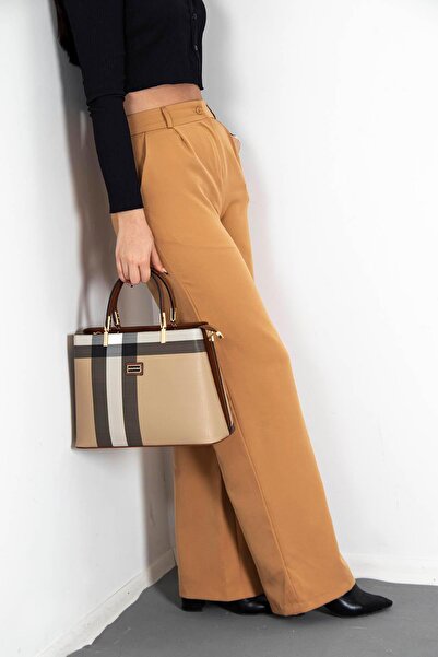 Silver Polo Geantă de mână pentru femei Bej - Taba SP924