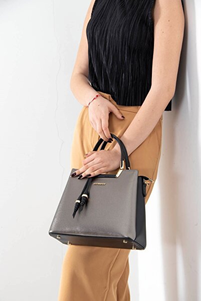 Silver Polo Silver & Polo Platinum - Geantă de mână pentru femei SP969 neagră