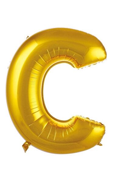 Folyo balon Gold ''C'' Harfi (100cm)