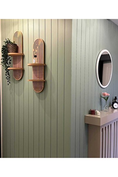 AGT Duvar Lambri Profili Lb 2250 Duvar Paneli Soft Touch Su Yeşili