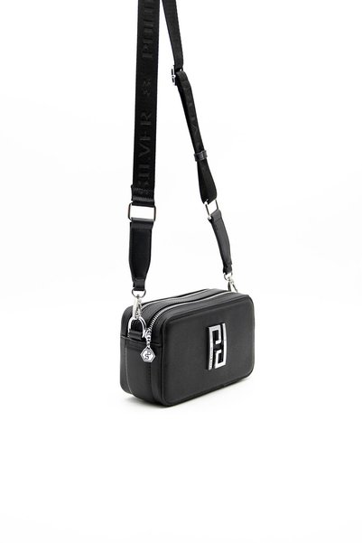 Silver Polo Silver & Polo Black - Negru Sp1078 Geantă crossbody pentru femei