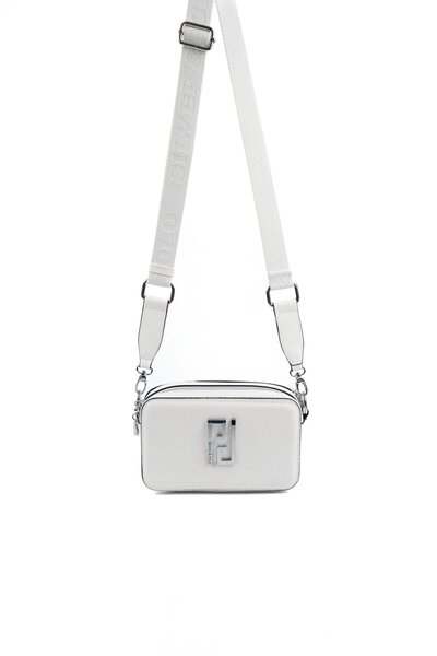 Silver Polo Silver & Polo White - White Sp1078 Women's Crossbody Bag