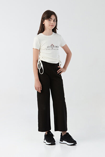 Fulla Moda Дівчачі штани-палаццо з еластичним поясом