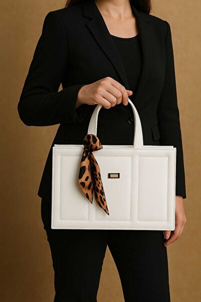 Mimoza Women's White Shoulder Bag