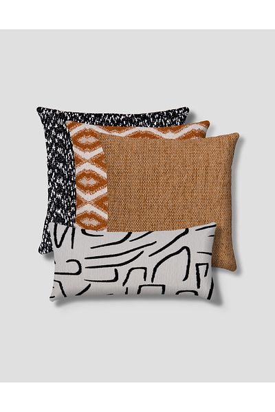 Sezyon "Virel & Minoa & Zerna & Vira" Decorative 4-Piece Throw Pillow Case Set