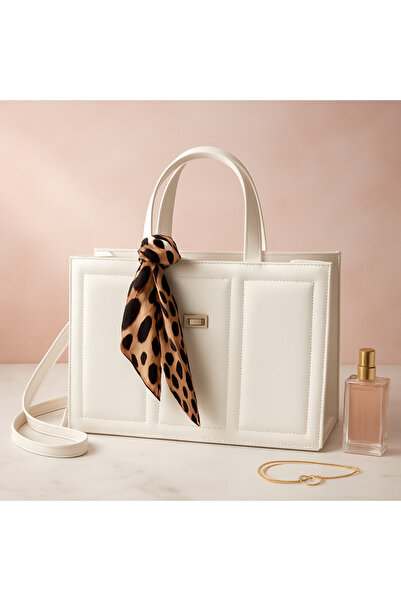 Mimoza Women's White Shoulder Bag