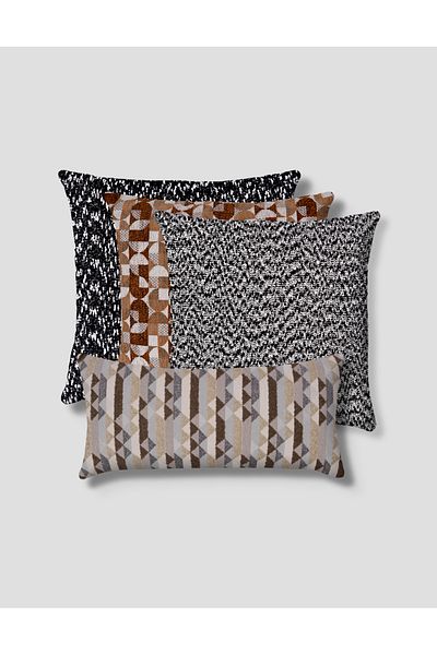 Sezyon "Virel & Melin & Nessa & Vion" Decorative 4-Piece Throw Pillow Case Set