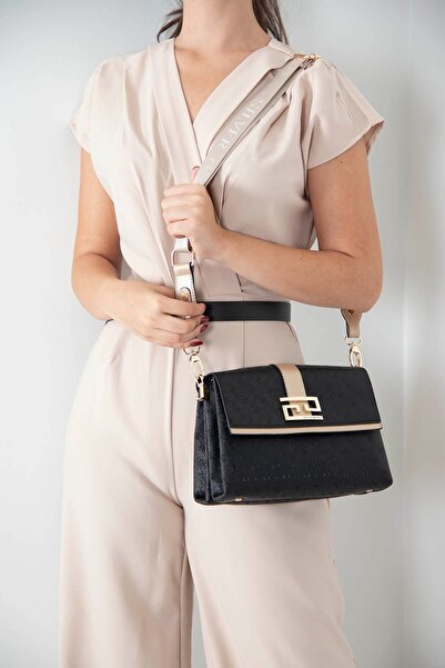 Silver Polo أسود - حقيبة كروس نسائية S.nut SP1009
