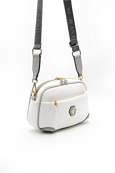 Silver Polo Silver & Polo White - A.grey SP1094 Geantă de damă