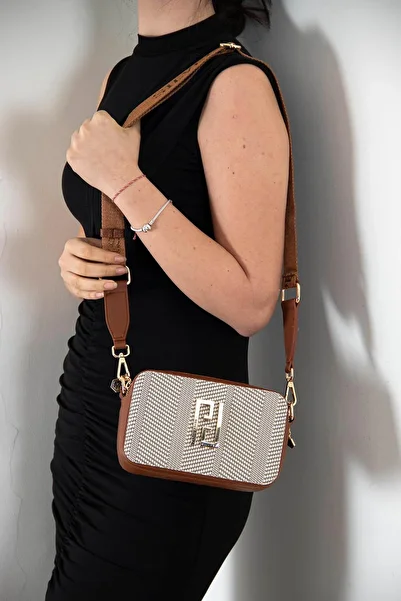 Silver Polo Silver & Polo Beige - Tan Sp1078 Women's Crossbody Bag