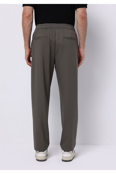Colin's Regular Fit Mid Waist Straight Leg Men's Green Trousers