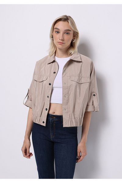 Colin's Jachetă bej pentru femei Regular Fit