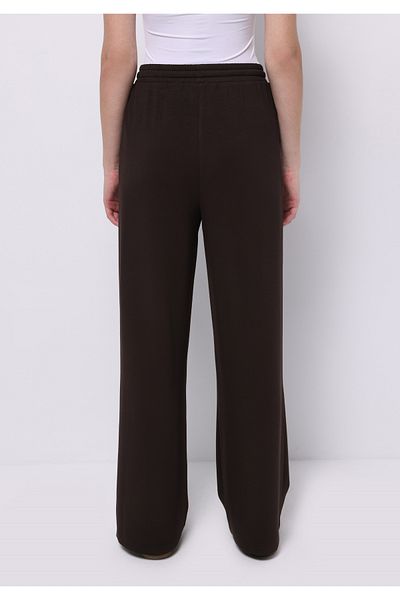 Colin's Regular Fit Mid Waist Plain Women's Brown Sweatpants
