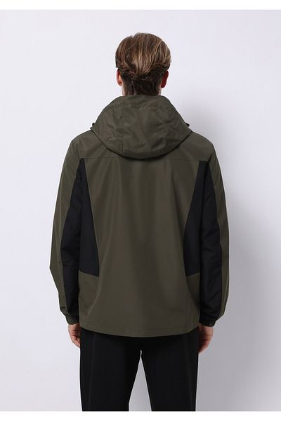 Colin's Regular Fit Men's Green Raincoat
