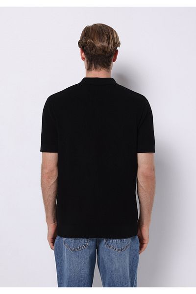 Colin's Pulover negru pentru bărbați Regular Fit