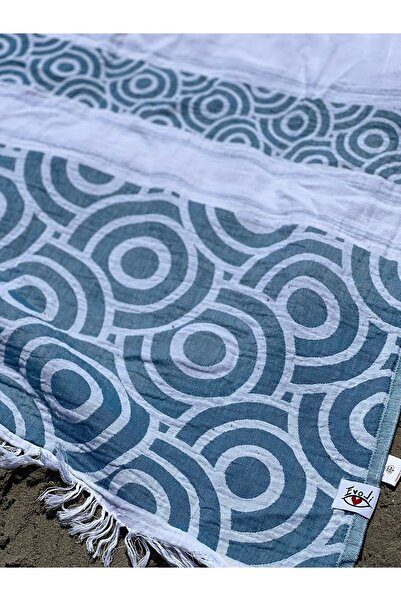 Evoli 100% Cotton Beach Peshtemal - Water Resistant, Quick Dry, Soft Textured