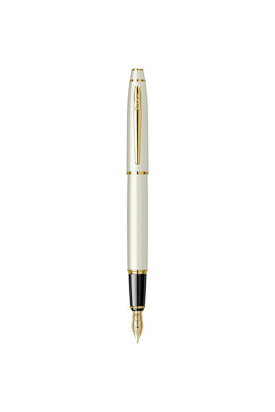 Scrikss WizDesign 35 DOLMA KALEM BEYAZ ALTIN M UÇ (ÖMÜR BOYU GARANTİLİ - LÜKS...