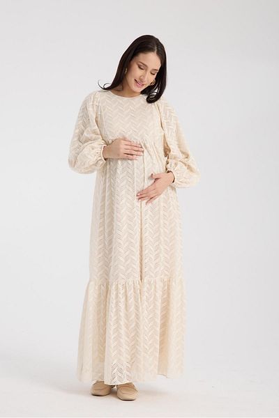 LİYACA Lace Tetture Hanile Dress